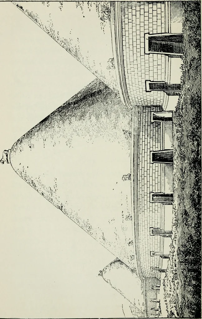 An illustration from Roman cities in Italy and Dalmatia, 1910, leaf 181