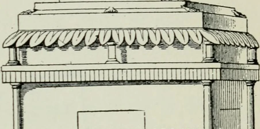 An illustration from Roman cities in Italy and Dalmatia, 1910, leaf 188