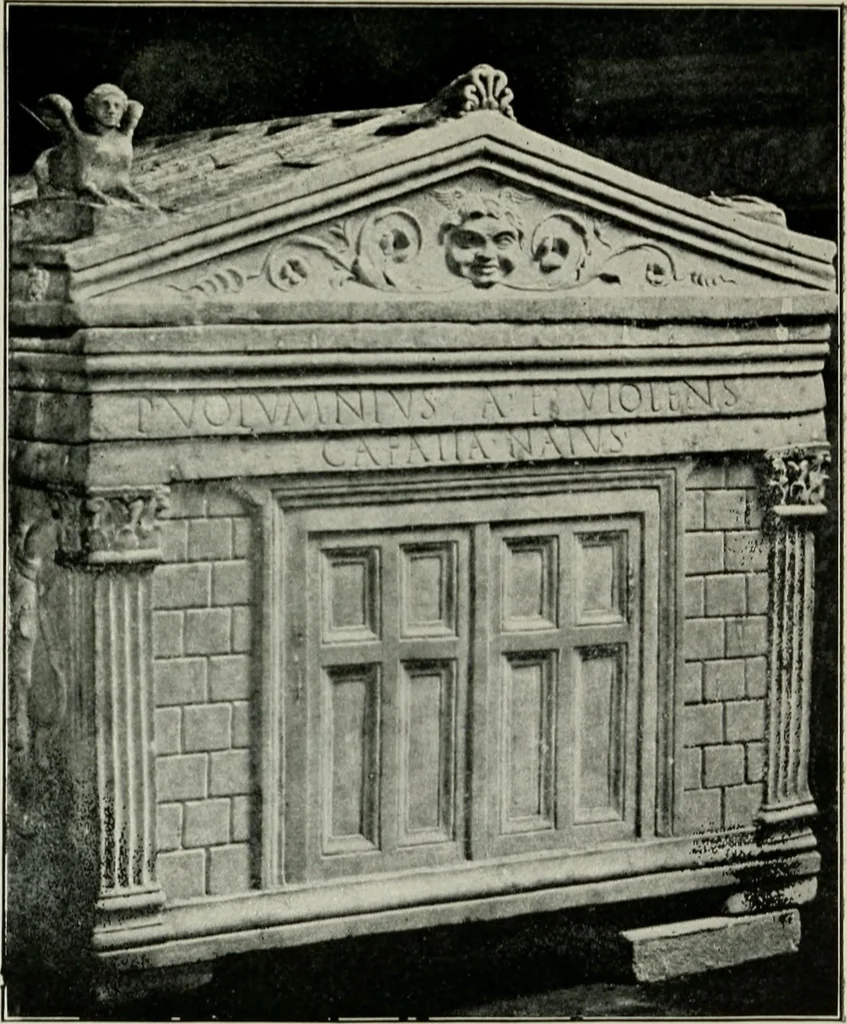 An illustration from Roman cities in Italy and Dalmatia, 1910, leaf 192