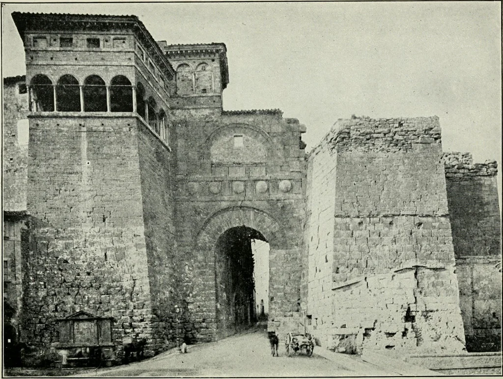 An illustration from Roman cities in Italy and Dalmatia, 1910, leaf 203