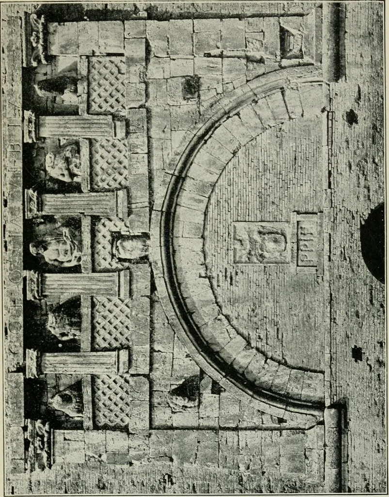 An illustration from Roman cities in Italy and Dalmatia, 1910, leaf 214