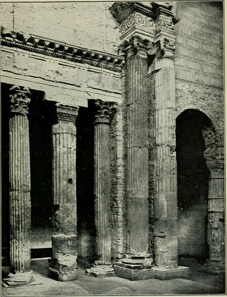 An illustration from Roman cities in Italy and Dalmatia, 1910, leaf 240