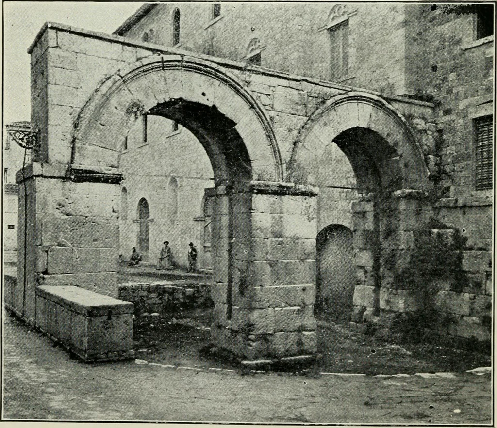 An illustration from Roman cities in Italy and Dalmatia, 1910, leaf 249