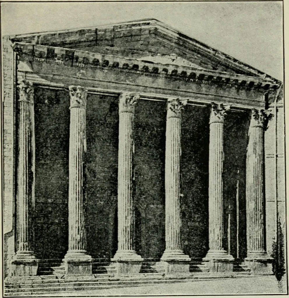 An illustration from Roman cities in Italy and Dalmatia, 1910, leaf 260