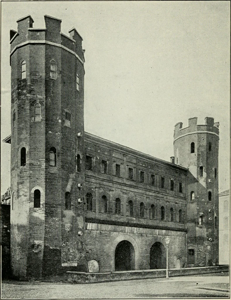 An illustration from Roman cities in Italy and Dalmatia, 1910, leaf 307