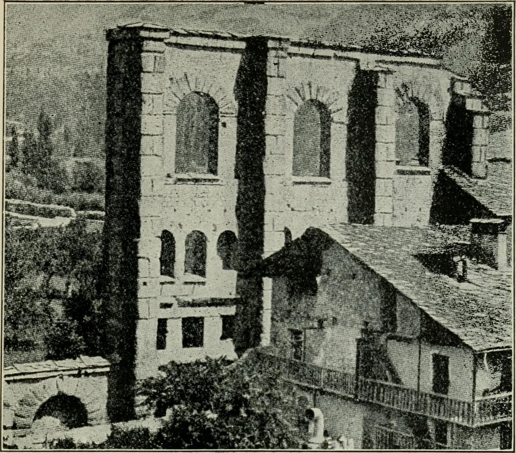 An illustration from Roman cities in Italy and Dalmatia, 1910, leaf 342
