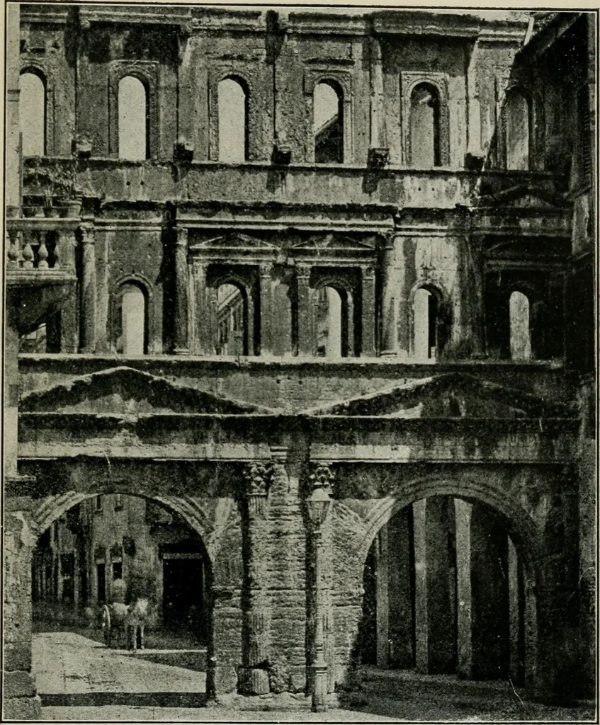An illustration from Roman cities in Italy and Dalmatia, 1910, leaf 362