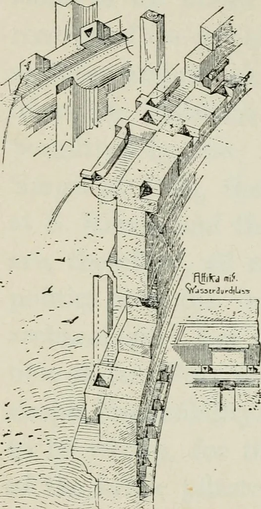 An illustration from Roman cities in Italy and Dalmatia, 1910, leaf 413