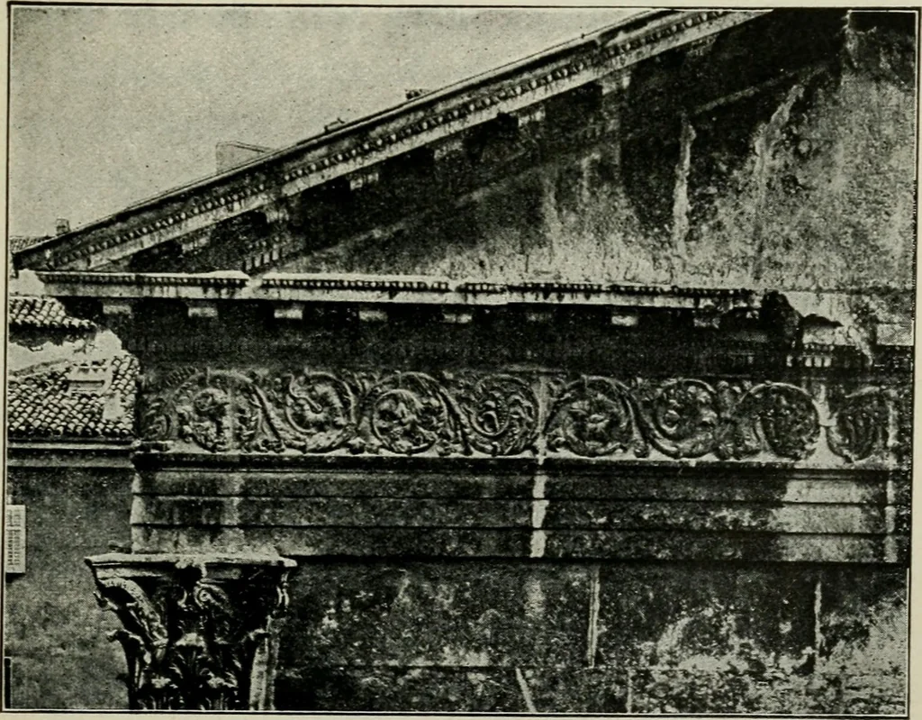 An illustration from Roman cities in Italy and Dalmatia, 1910, leaf 422