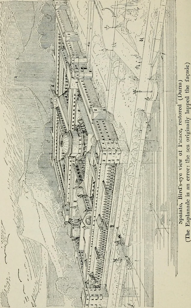 An illustration from Roman cities in Italy and Dalmatia, 1910, leaf 437