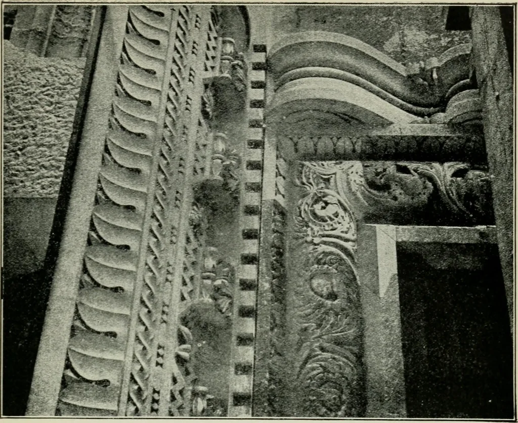 An illustration from Roman cities in Italy and Dalmatia, 1910, leaf 444