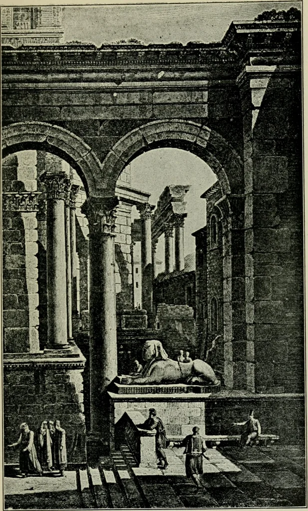 An illustration from Roman cities in Italy and Dalmatia, 1910, leaf 456