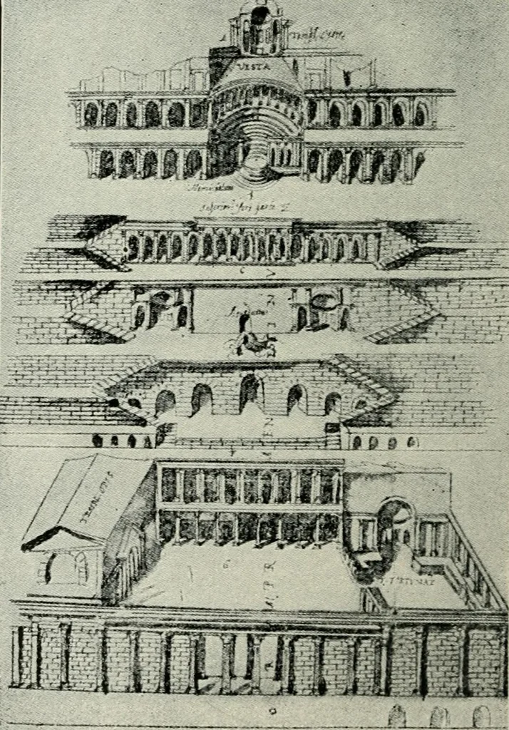 An illustration from Roman cities in Italy and Dalmatia, 1910, leaf 51