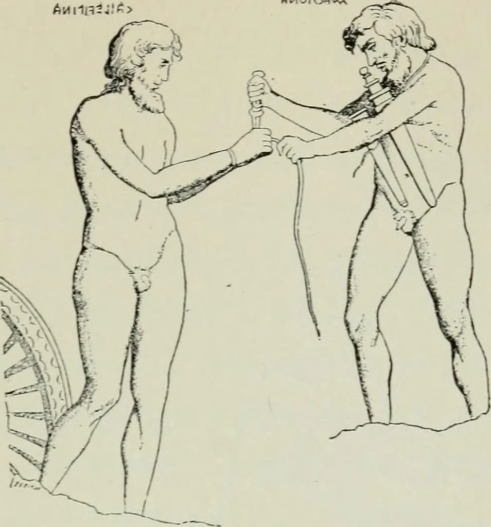 An illustration from Roman cities in Italy and Dalmatia, 1910, leaf 60