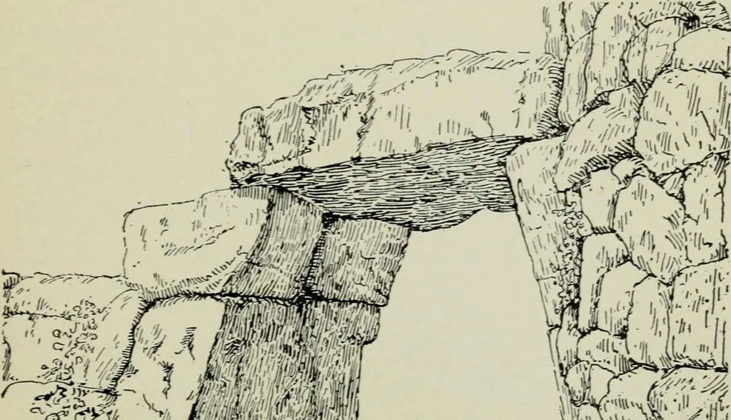 An illustration from Roman cities in Italy and Dalmatia, 1910, leaf 92