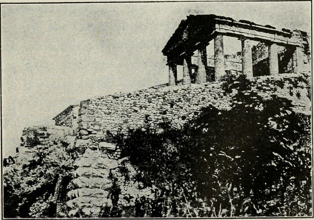 An illustration from Roman cities in Italy and Dalmatia, 1910, leaf 132