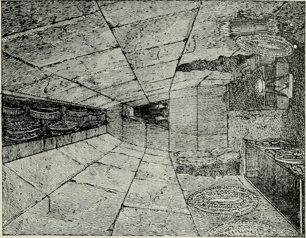 An illustration from Roman cities in Italy and Dalmatia, 1910, leaf 158