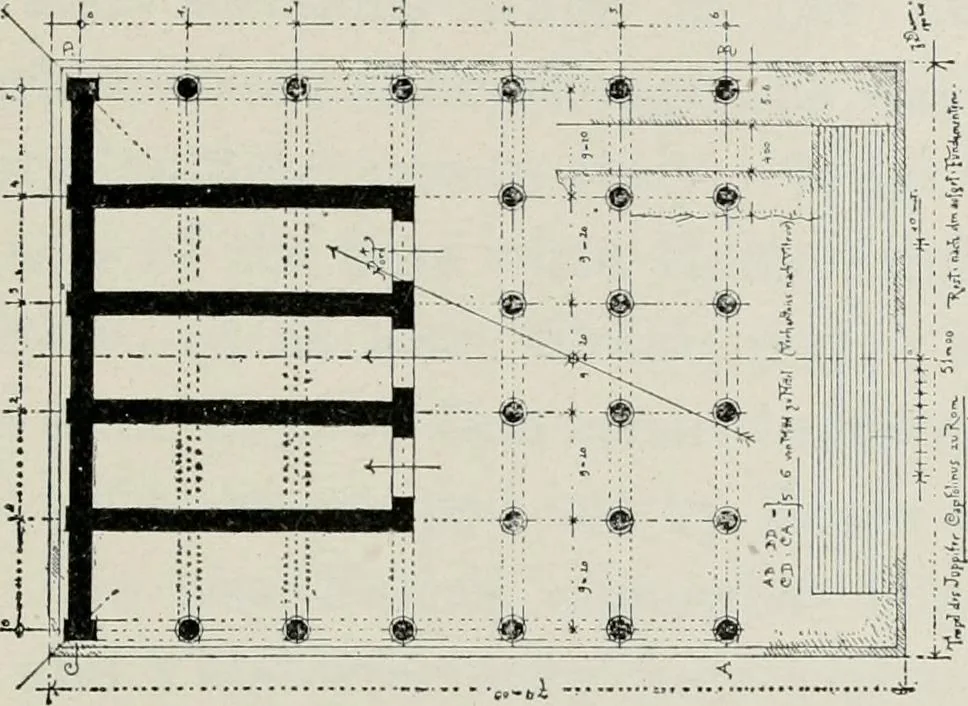 An illustration from Roman cities in Italy and Dalmatia, 1910, leaf 164