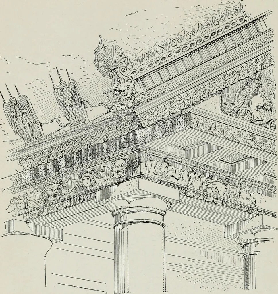 An illustration from Roman cities in Italy and Dalmatia, 1910, leaf 173