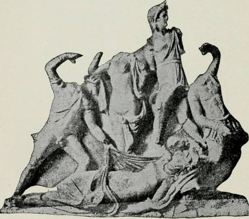An illustration from Roman cities in Italy and Dalmatia, 1910, leaf 177