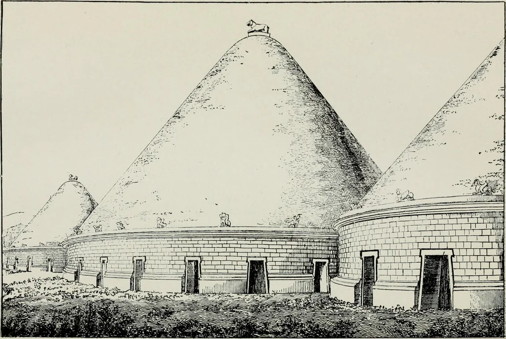 An illustration from Roman cities in Italy and Dalmatia, 1910, leaf 181