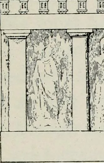 An illustration from Roman cities in Italy and Dalmatia, 1910, leaf 184