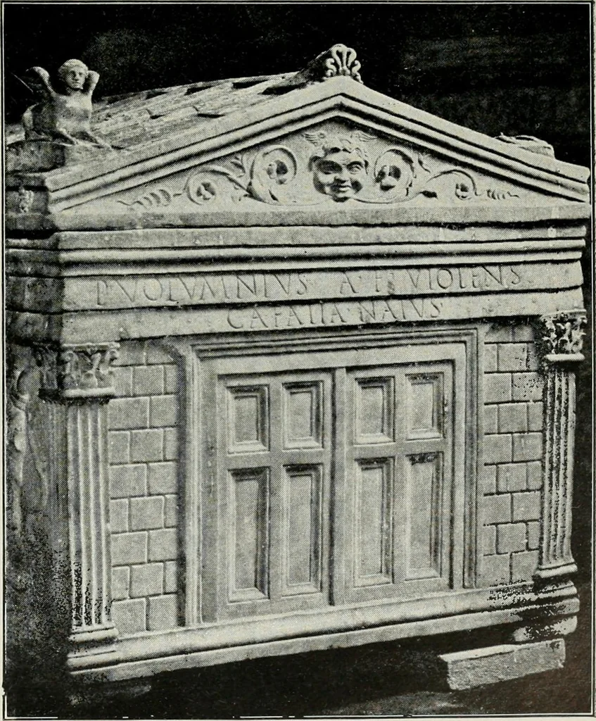 An illustration from Roman cities in Italy and Dalmatia, 1910, leaf 192