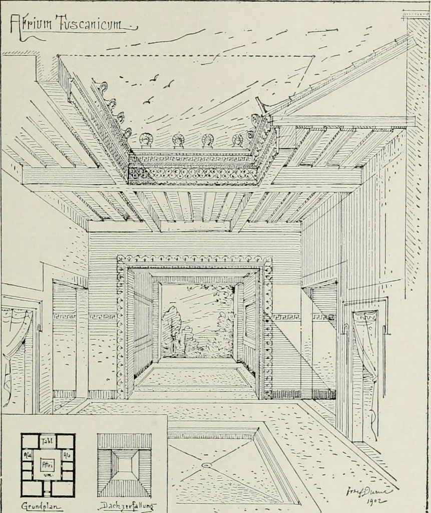 An illustration from Roman cities in Italy and Dalmatia, 1910, leaf 196