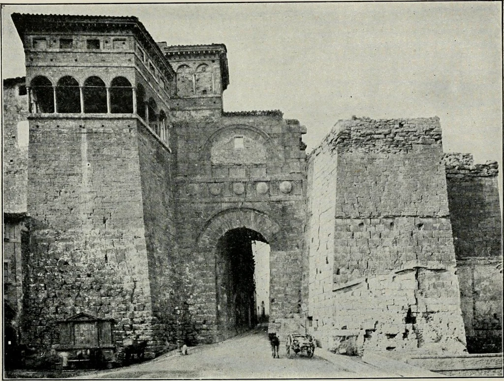 An illustration from Roman cities in Italy and Dalmatia, 1910, leaf 203