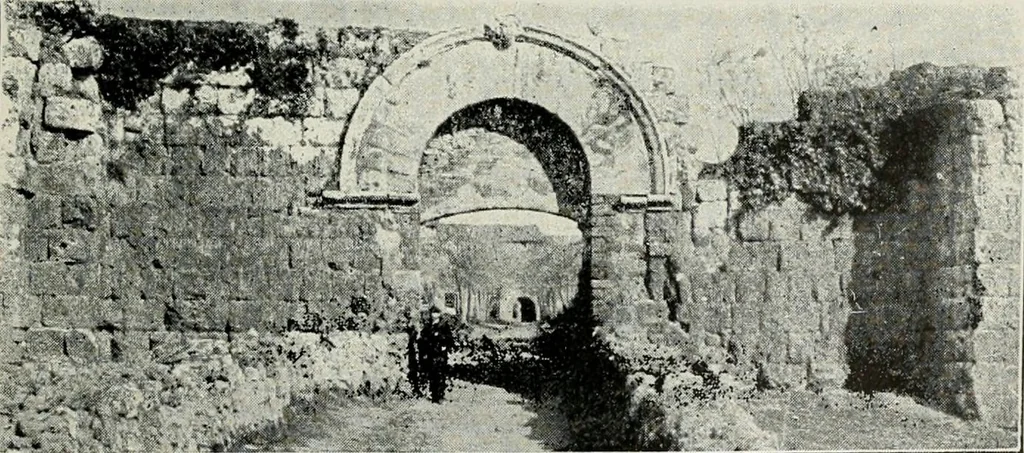 An illustration from Roman cities in Italy and Dalmatia, 1910, leaf 220