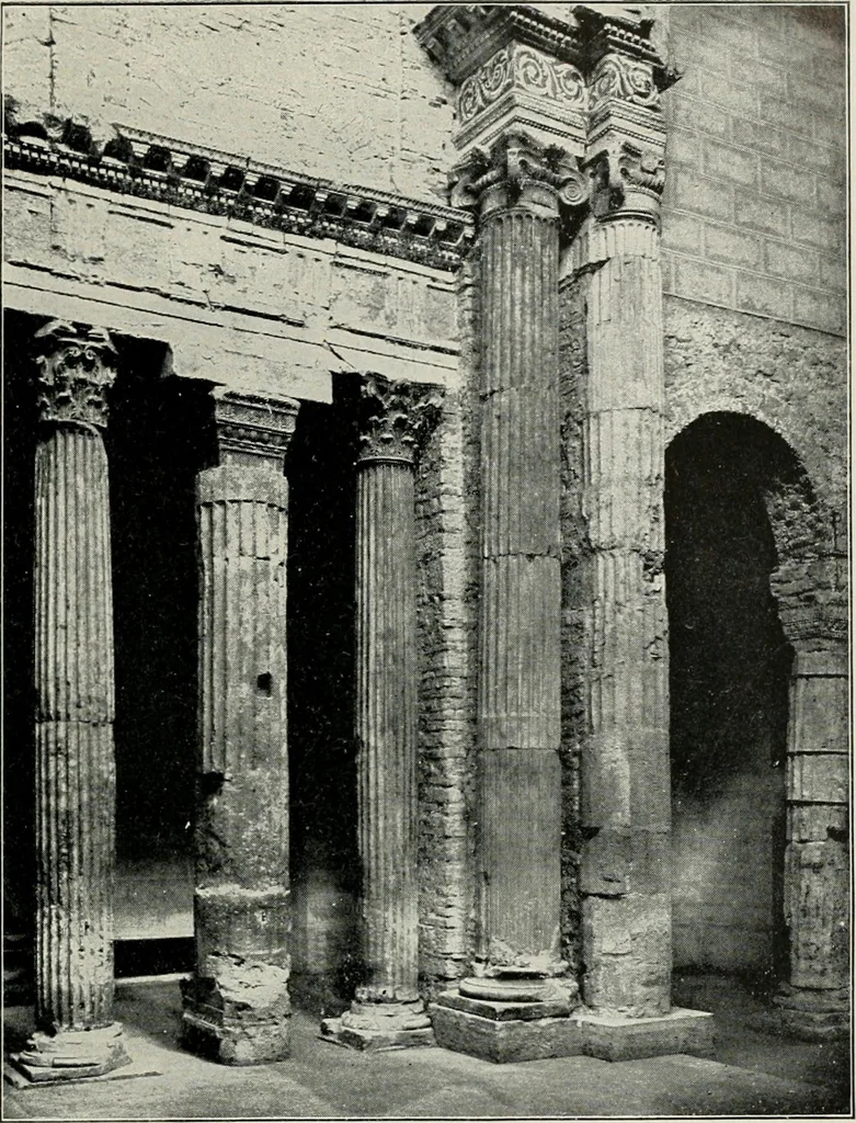An illustration from Roman cities in Italy and Dalmatia, 1910, leaf 240