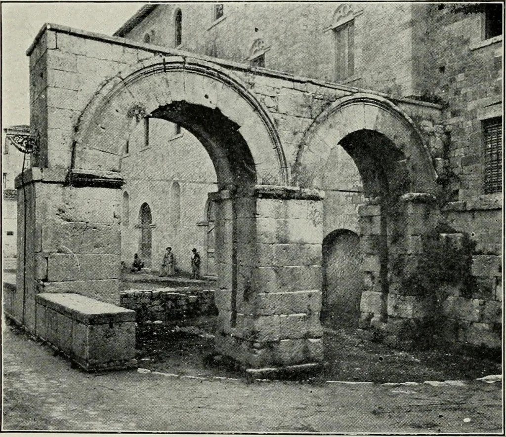 An illustration from Roman cities in Italy and Dalmatia, 1910, leaf 249