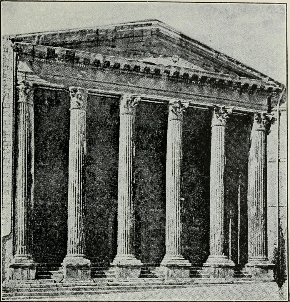 An illustration from Roman cities in Italy and Dalmatia, 1910, leaf 260