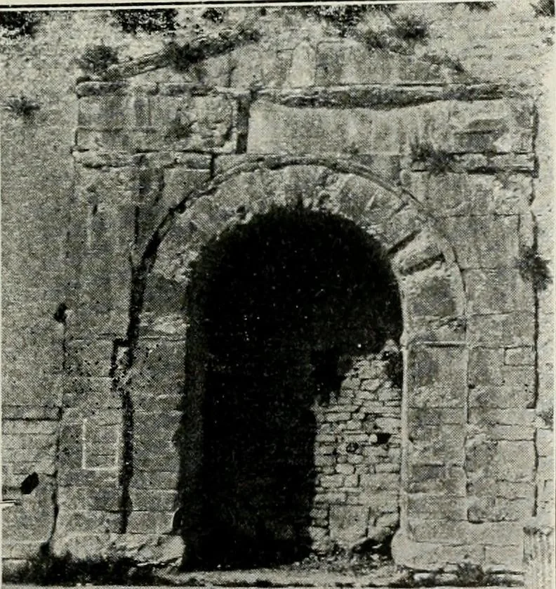 An illustration from Roman cities in Italy and Dalmatia, 1910, leaf 280