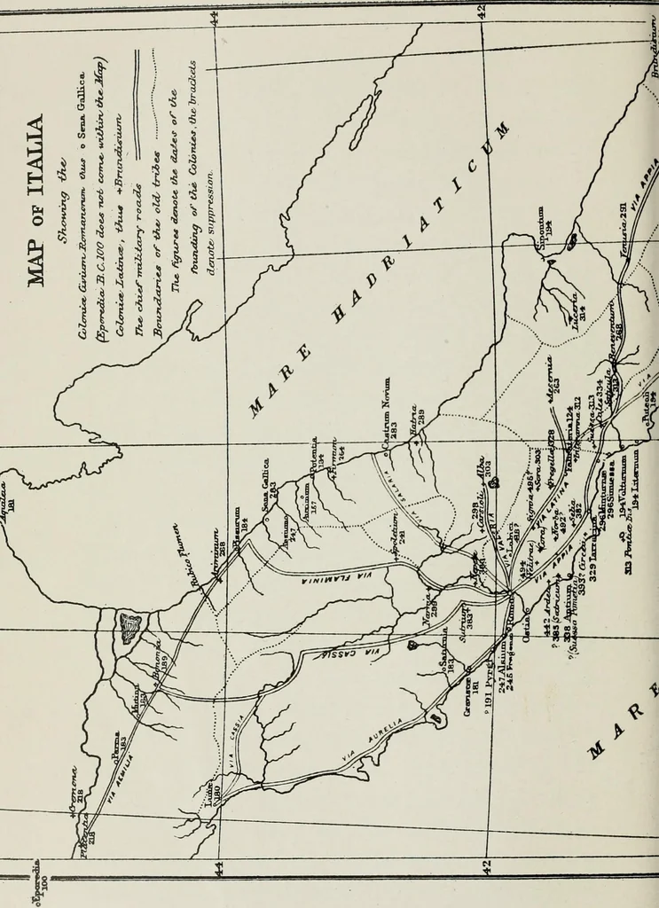 An illustration from Roman cities in Italy and Dalmatia, 1910, leaf 31