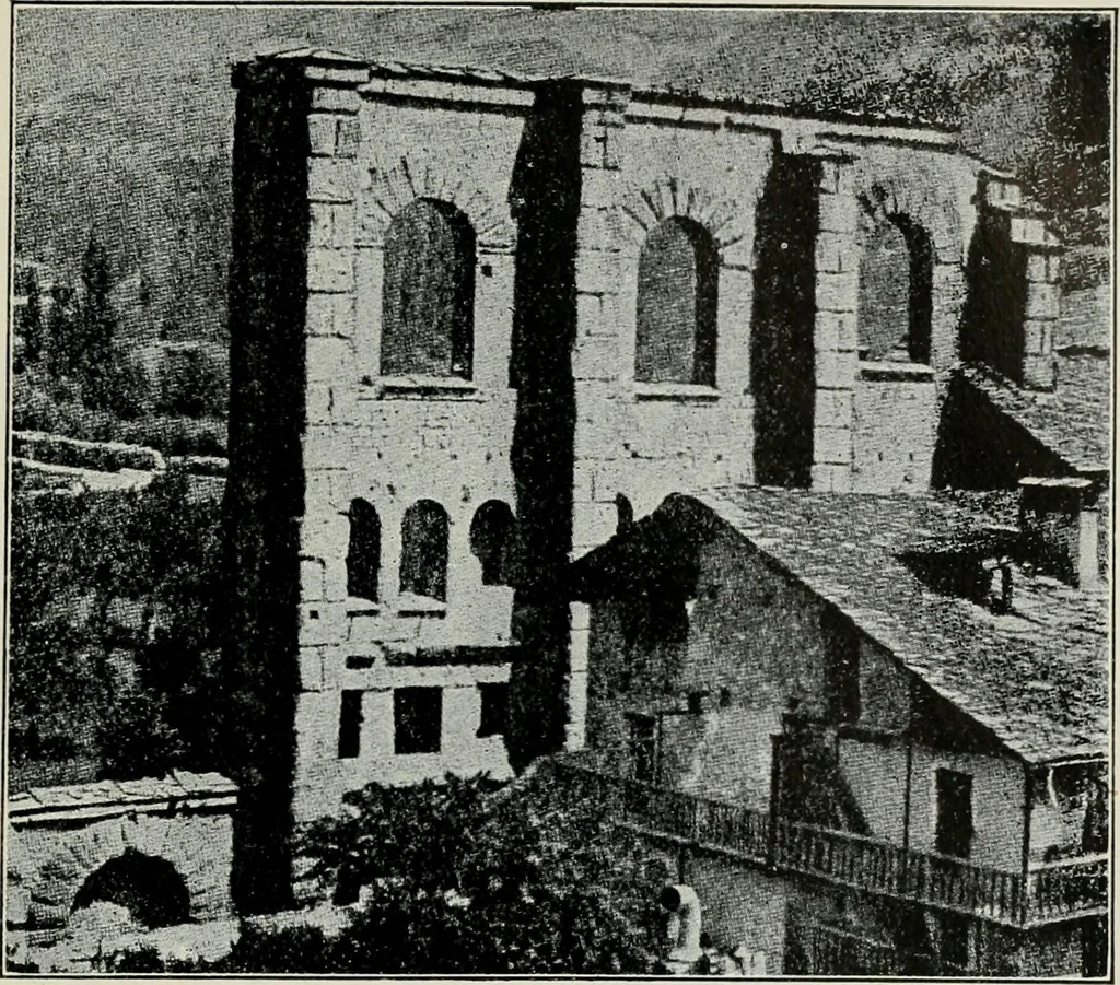An illustration from Roman cities in Italy and Dalmatia, 1910, leaf 342
