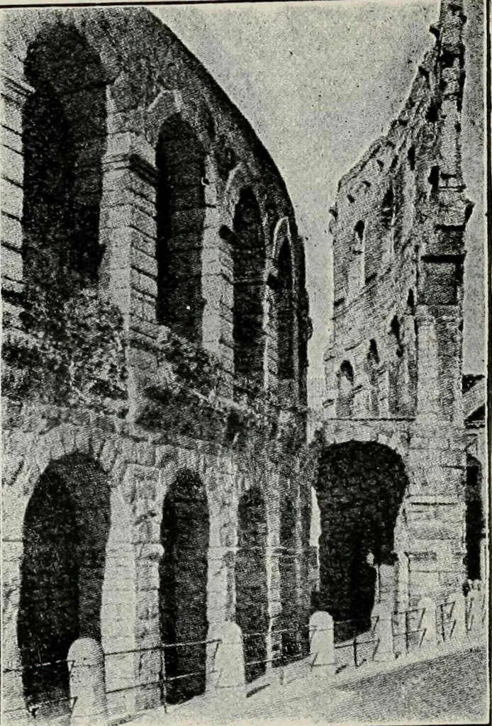 An illustration from Roman cities in Italy and Dalmatia, 1910, leaf 349