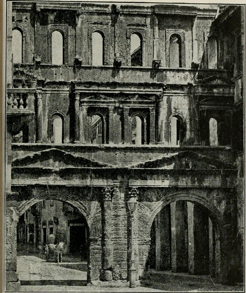 An illustration from Roman cities in Italy and Dalmatia, 1910, leaf 362
