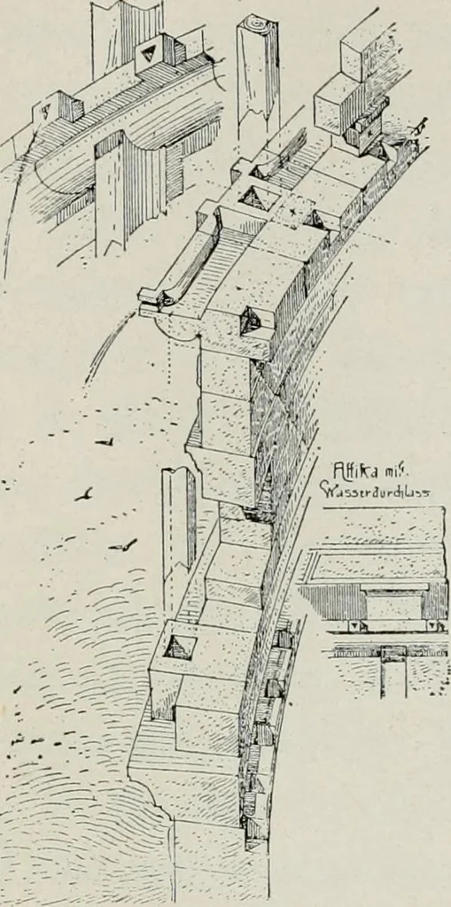 An illustration from Roman cities in Italy and Dalmatia, 1910, leaf 413