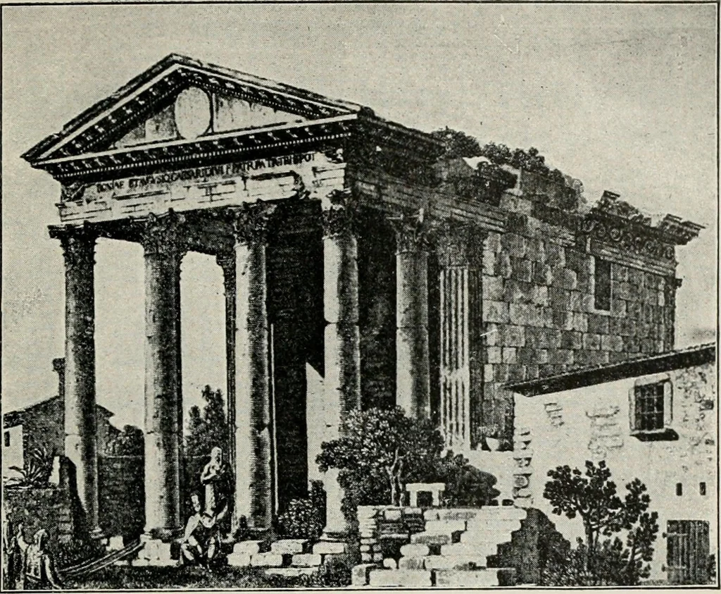 An illustration from Roman cities in Italy and Dalmatia, 1910, leaf 422