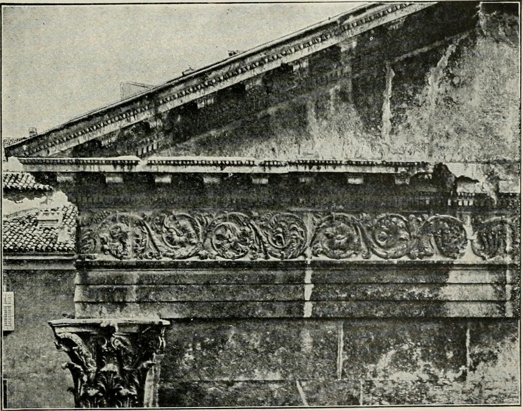 An illustration from Roman cities in Italy and Dalmatia, 1910, leaf 422