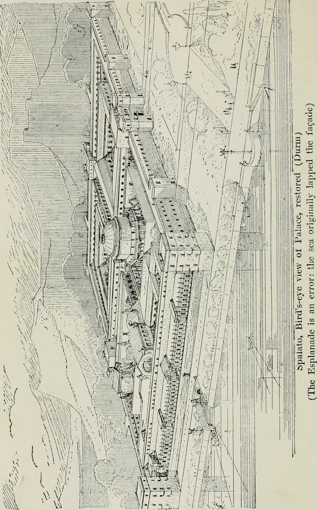 An illustration from Roman cities in Italy and Dalmatia, 1910, leaf 437