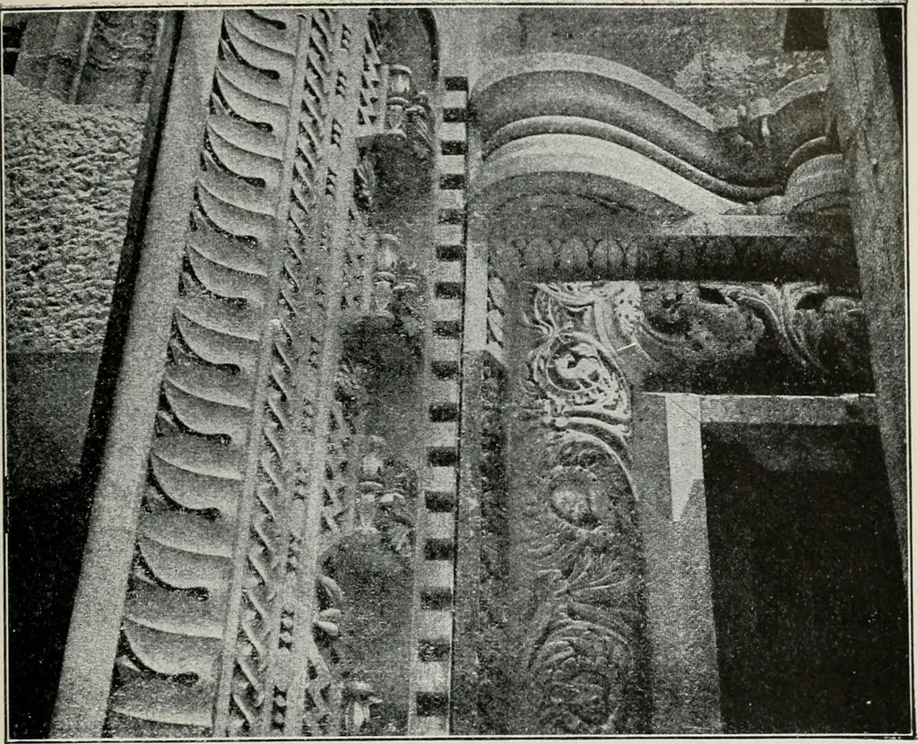 An illustration from Roman cities in Italy and Dalmatia, 1910, leaf 444