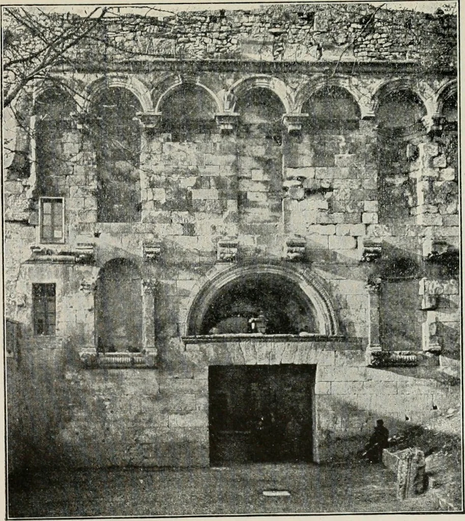 An illustration from Roman cities in Italy and Dalmatia, 1910, leaf 444