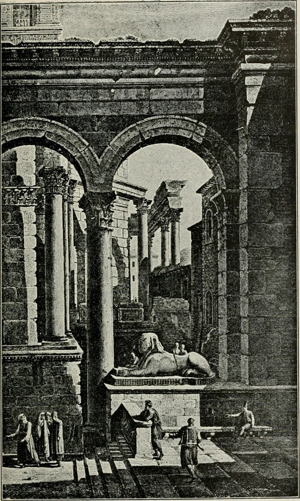 An illustration from Roman cities in Italy and Dalmatia, 1910, leaf 456