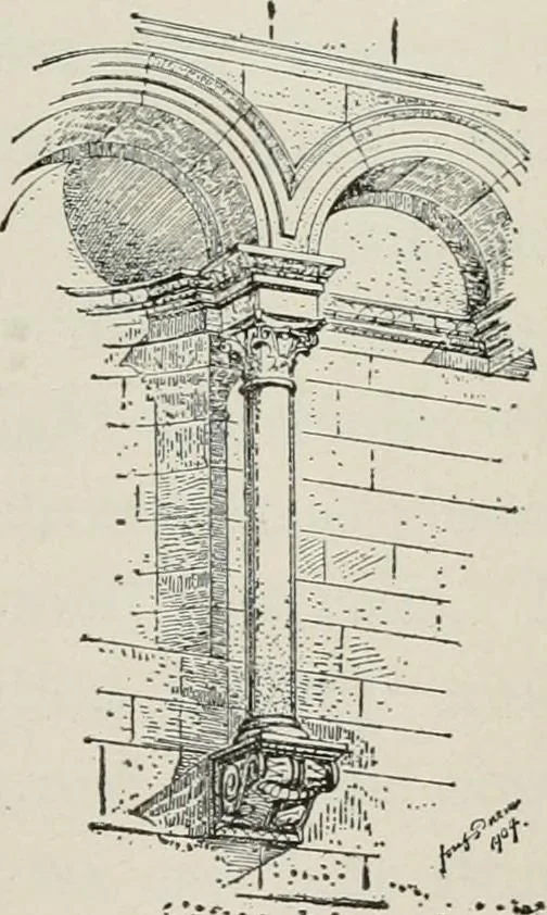 An illustration from Roman cities in Italy and Dalmatia, 1910, leaf 466