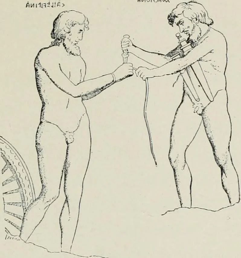An illustration from Roman cities in Italy and Dalmatia, 1910, leaf 60