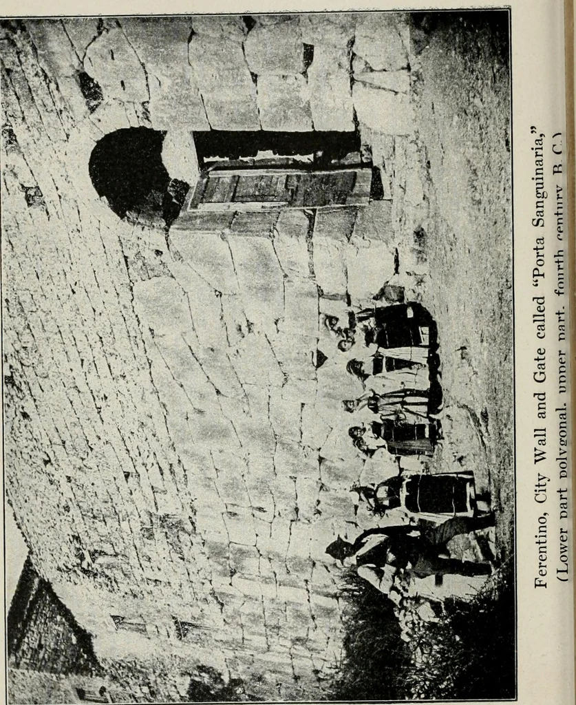 An illustration from Roman cities in Italy and Dalmatia, 1910, leaf 87