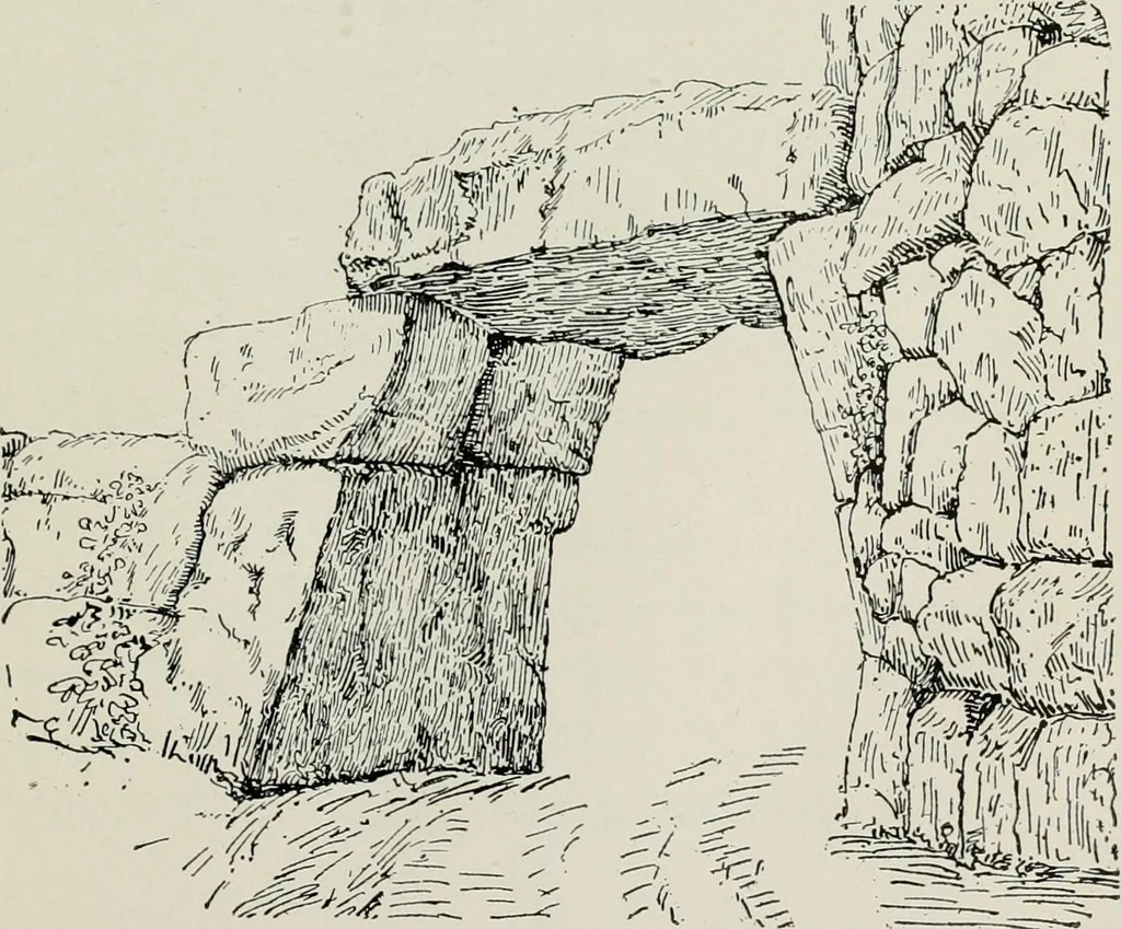 An illustration from Roman cities in Italy and Dalmatia, 1910, leaf 92