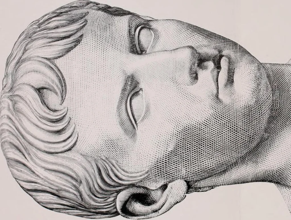An illustration from Roman days, 1887, leaf 43